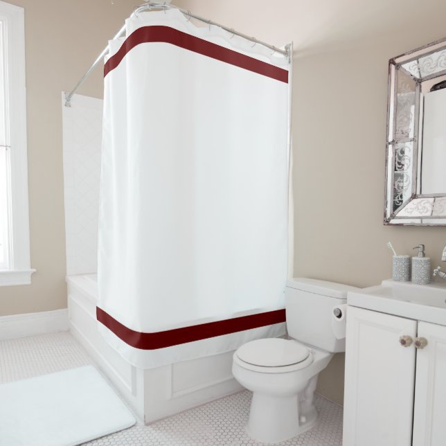 Minimalist Modern Burgundy Wine Red White  (In Situ)