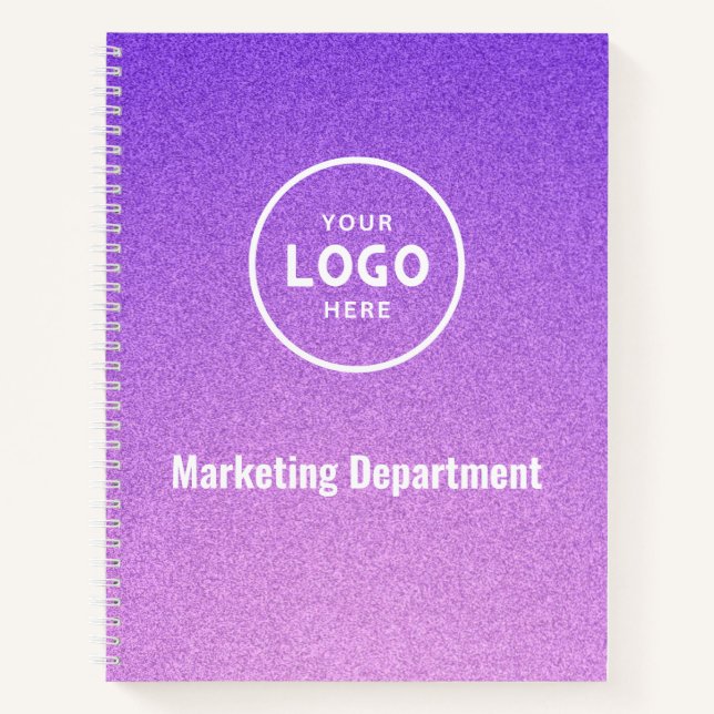 Minimalist Modern Business Logo Notebook (Front)
