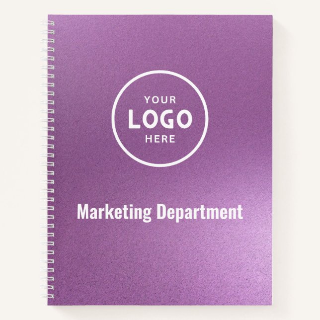 Minimalist Modern Business Logo Notebook (Front)