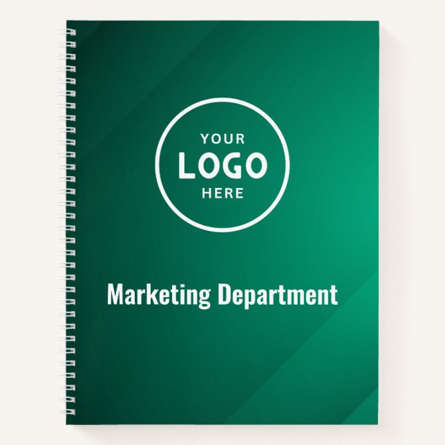 Minimalist Modern Business Logo Notebook (Front)