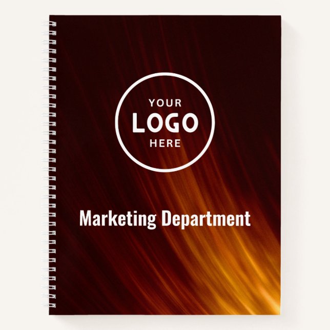 Minimalist Modern Business Logo Notebook (Front)