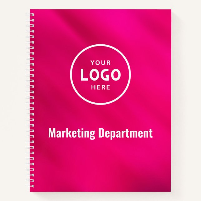 Minimalist Modern Business Logo Notebook (Front)