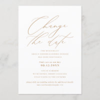 Minimalist Modern Calligraphy | Change The Date