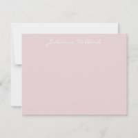 Minimalist Modern Calligraphy Lilac Blush Name