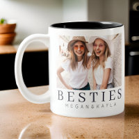 Minimalist Modern Chic Best Friends BFF Photo