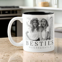 Minimalist Modern Chic Best Friends BFF Photo