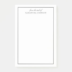 Minimalist Modern Classic From The Desk Of Post-it Notes