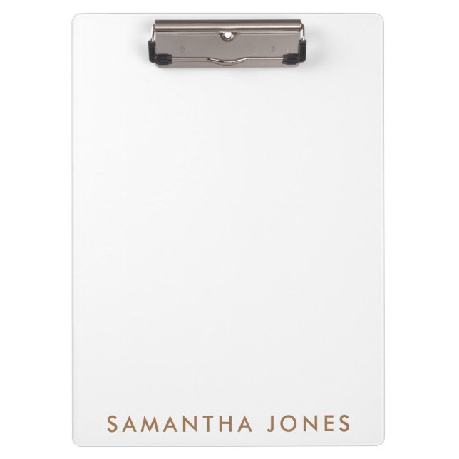 Minimalist Modern Clipboard (Front)