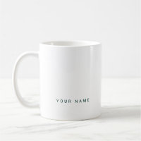 Minimalist Modern Custom Name, Text and Photo