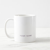 Minimalist Modern Custom Name, Text and Photo