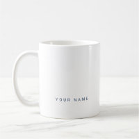 Minimalist Modern Custom Name, Text and Photo