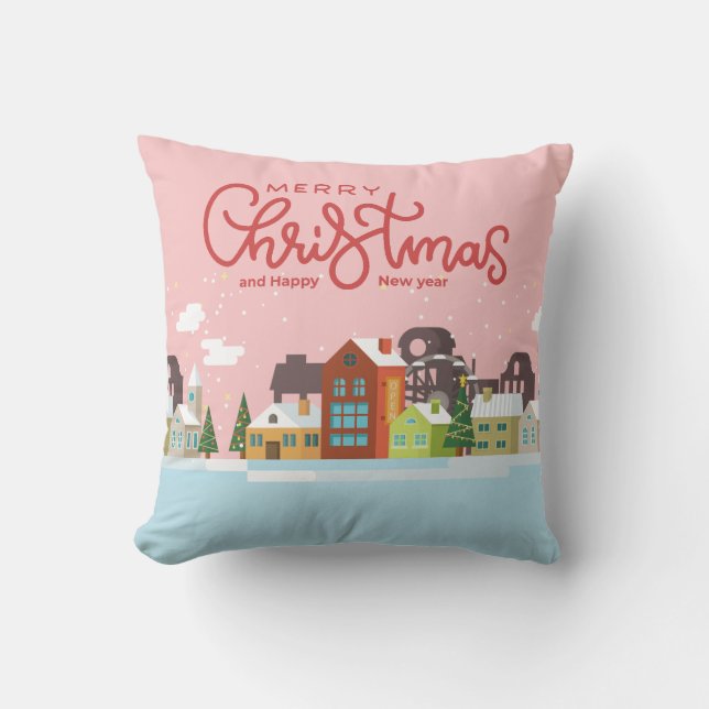  Minimalist Modern Editable Inscription Custom  Throw Pillow (Front)