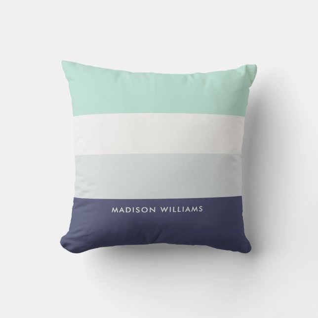 Minimalist Modern Editable Inscription Custom  Throw Pillow (Front)