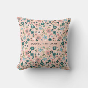 Minimalist Modern Editable Inscription Custom Throw Pillow