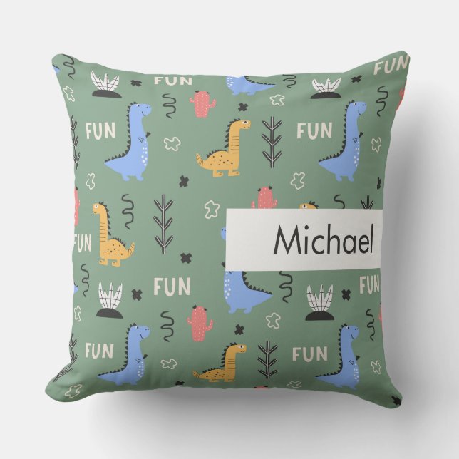  Minimalist Modern Editable Inscription Custom  Throw Pillow (Front)