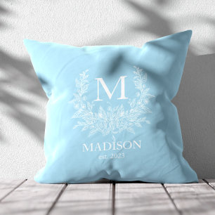 Minimalist Modern Editable Inscription Custom Throw Pillow