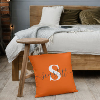  Minimalist Modern Editable Inscription Custom  Throw Pillow