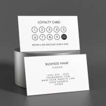 Minimalist Modern Elegant Loyalty Discount