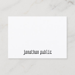 Minimalist Modern Elegant Professional Template Business Card