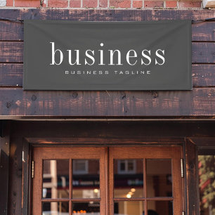 Minimalist Modern Elegant Simple Business Name Banner