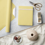 Minimalist Modern Flaxen Yellow  Wrapping Paper<br><div class="desc">Introducing our Minimalist Modern Flaxen Yellow Wrapping Paper, a sophisticated and elegant choice for your gift-wrapping needs. This wrapping paper features a minimalist design in a soft flaxen yellow hue, perfect for adding a touch of warmth and contemporary style to any present. Whether for birthdays, holidays, or special occasions, its...</div>