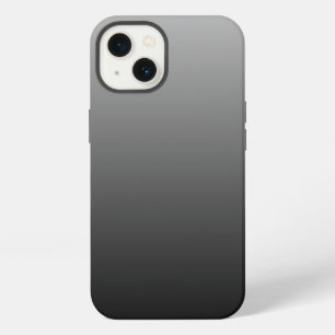 Minimalist Modern Grey Black Ombre iPhone 13 Case