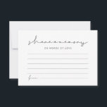 Minimalist modern handwritten Share a memory Card<br><div class="desc">A simple and elegant card to share a joyful memory about someone. Perfect for memorial service,  or for happier occasions like birthdays,  anniversaries or weddings. Fully customizable colours (text and background).</div>