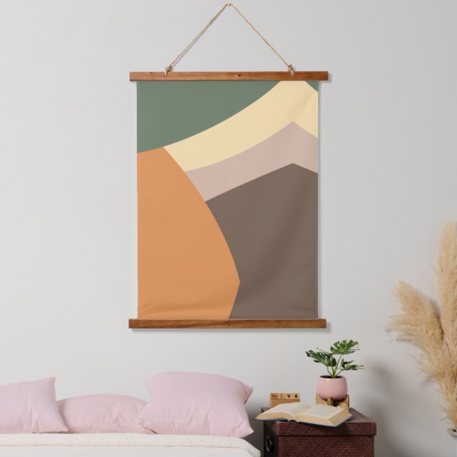 Minimalist modern  hanging tapestry (Bedroom)