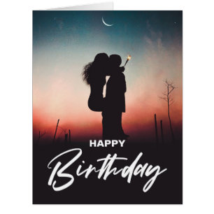 Minimalist Modern Happy Birthday Greeting Photo