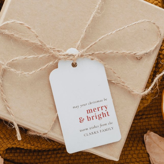 Minimalist & Modern Holiday Gift Tag (Creator Uploaded)