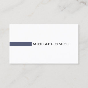 Minimalist Modern Independence and White Business Card
