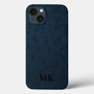 Minimalist Modern Initial Monogram iPhone 13 Case