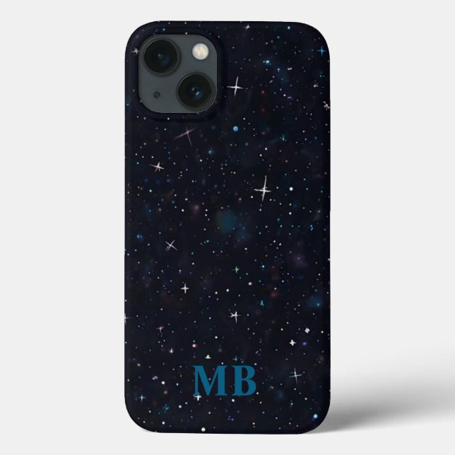 Minimalist Modern  Initial Monogram Case-Mate iPhone Case (Back)