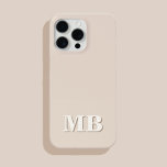 Minimalist Modern Initial Monogram iPhone 13 Case<br><div class="desc">Minimalist Modern Initial Monogram Phone Case. Create your own personalized iPhone Case with custom initial name.</div>