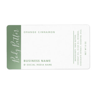 Minimalist modern luxury typography white green