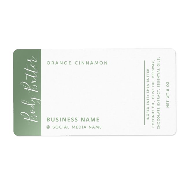 Minimalist modern luxury typography white green (Front)
