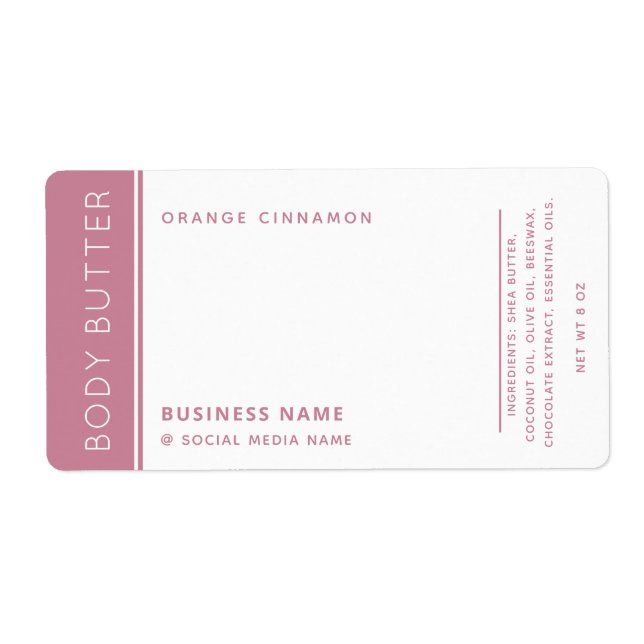 Minimalist modern luxury typography white  label (Front)