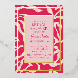 Minimalist Modern Matisse Art Bridal Shower