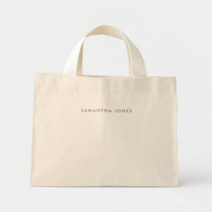 Minimalist Modern Mini Tote Bag