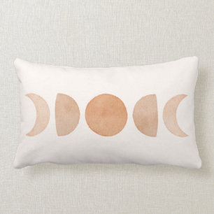Minimalist & Modern Moon Phases Design  Lumbar Pillow