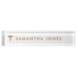 Minimalist Modern Nameplate