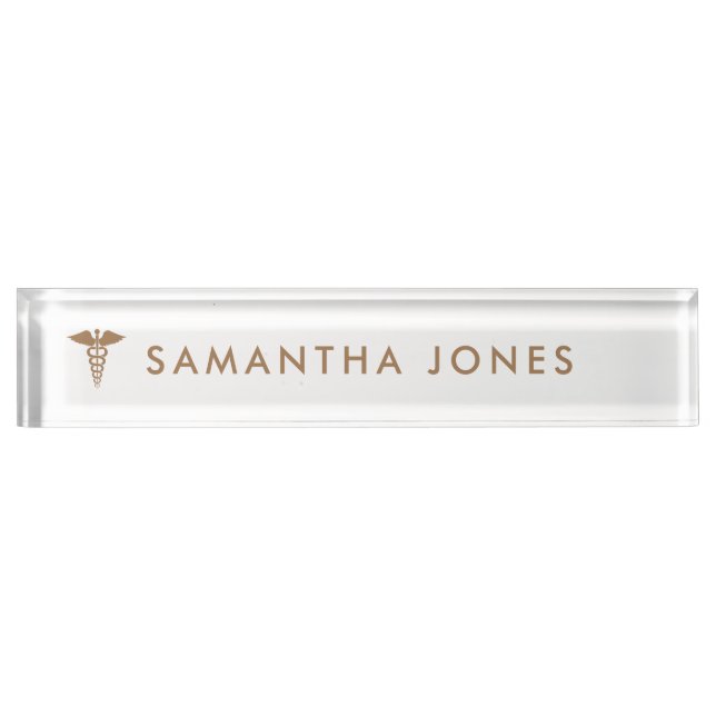 Minimalist Modern Nameplate (Front)