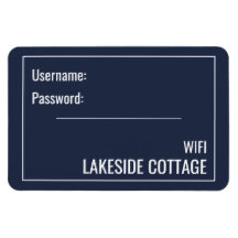 Minimalist Modern Navy Vacation Rental Wifi
