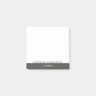 Minimalist Modern Personalised Post it Notes