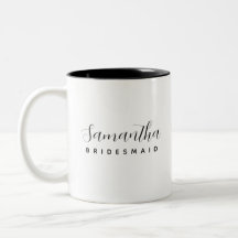 Minimalist Modern Personalized Bridesmaid Gift