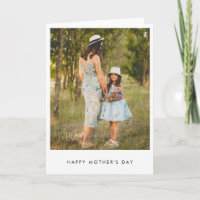 Minimalist Modern Photo Simple Mother's Day