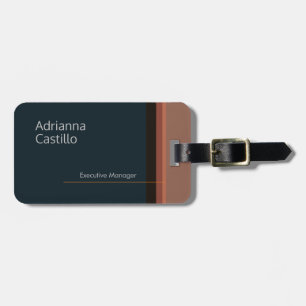 Minimalist Modern Plain Luggage Tag