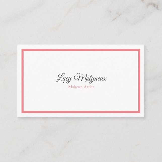 Minimalist Modern Professional Business Card (Front)