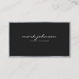 Minimalist Modern Professional Carbon Fibre Cards