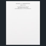 Minimalist Modern Professional Creative Letterhead<br><div class="desc">You can change the fonts,  colours,  backgorund with easy to use tool.</div>